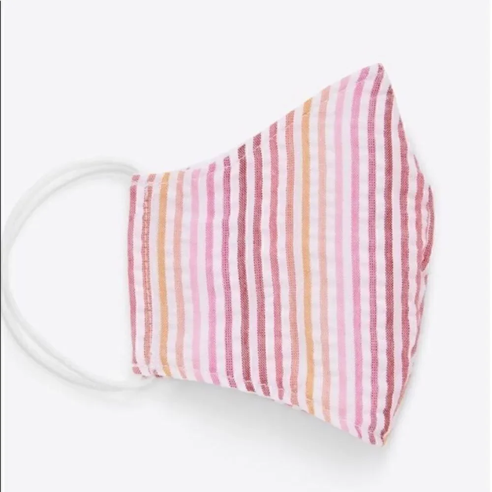 Bundle Face Mask in Pink Seersucker Ipsy bag